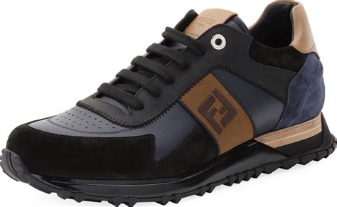 fendi mens striped shoes|Fendi sneakers men's.